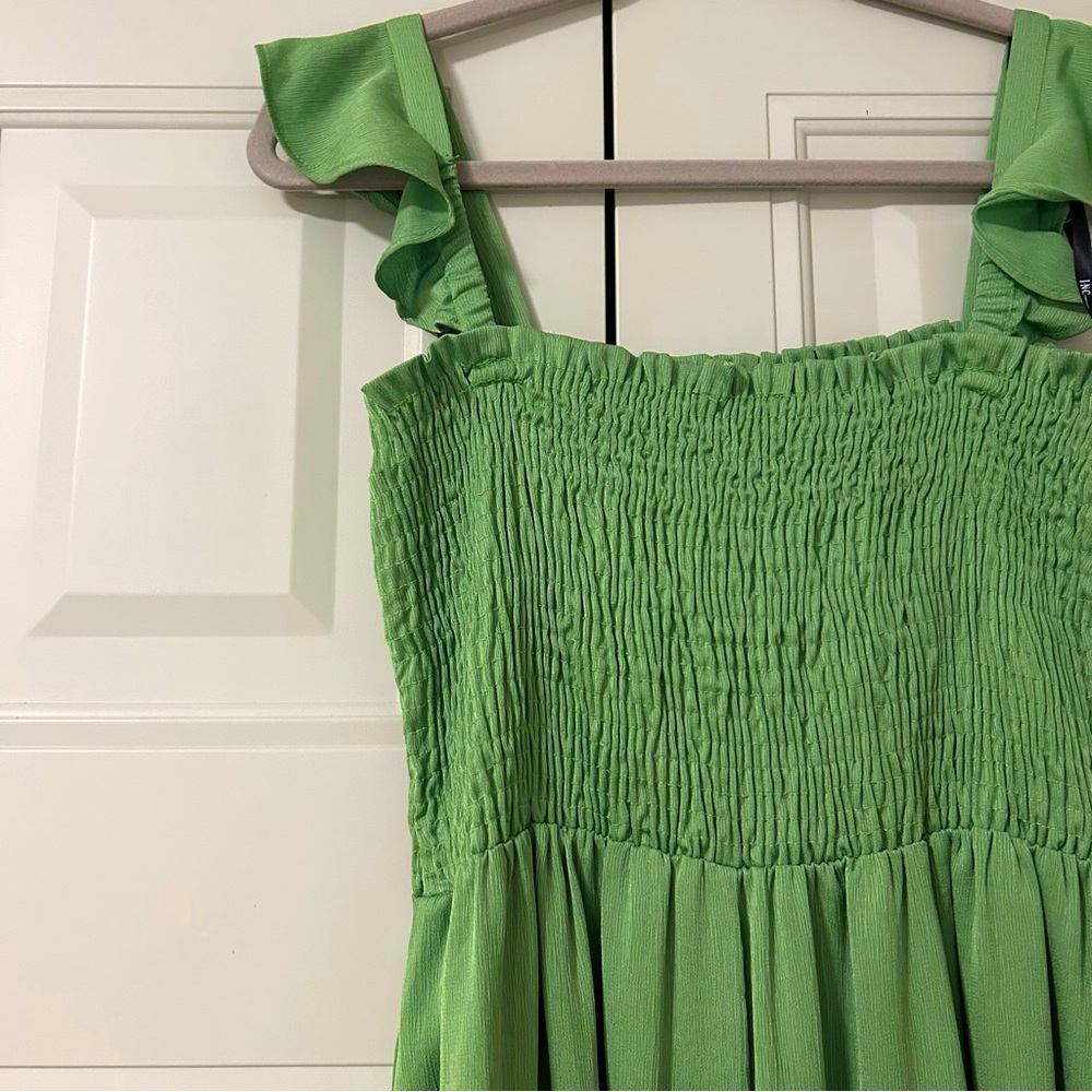INC Smocked Ruffle Dress - Picture 3 of 8